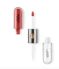 Kiko Milano dvipusis lūpų blizgis spalva 108 Satin Currant Red