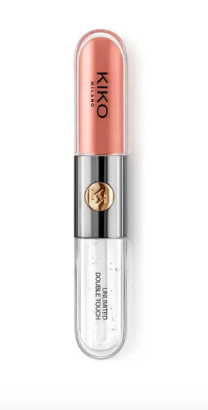Kiko Milano dvipusis lūpų blizgis spalva 129 Burnt Tangerine