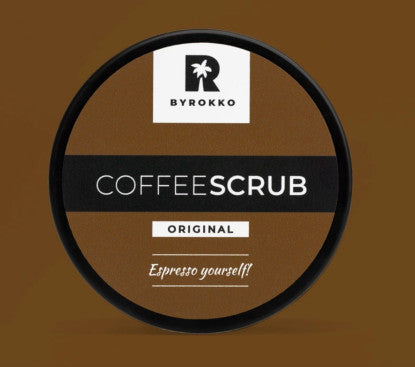 Byrokko Coffee Scrub veganiškas kavos kūno šveitiklis, 210 ml