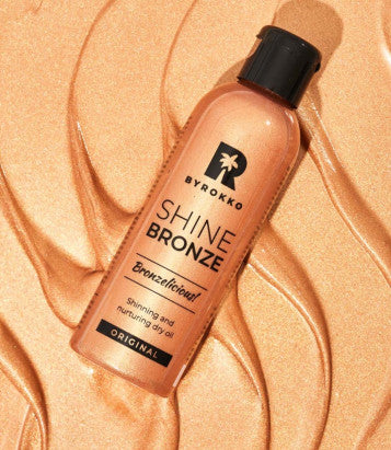 Byrokko Shine Bronze Shimmering Oil sausas bronzinantis aliejus, 100 ml