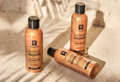 Byrokko Shine Bronze Shimmering Oil sausas bronzinantis aliejus, 100 ml