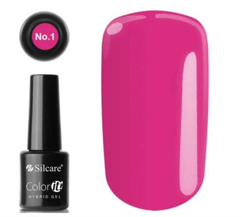 Gelinis nagų lakas Silcare Color It, 01 atspalvis, 8g