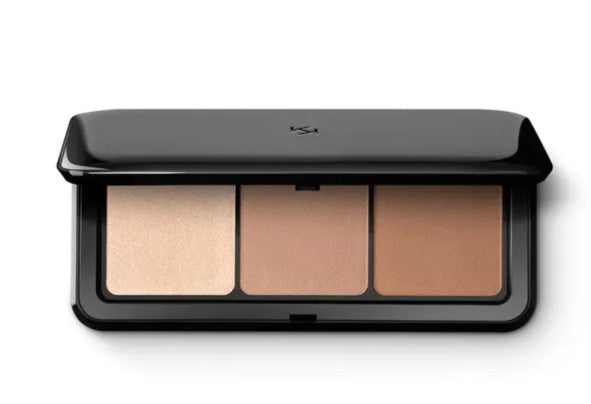 Kiko Milano veido kontūravimo paletė su 2 kontūrinėmis pudromis ir 1 highliteriu, atspalvis 03