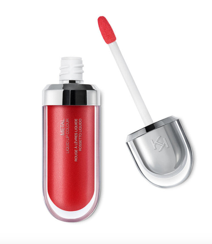 Kiko Milano ilgai išliekantis perlamutrinis lūpų blizgis spalva 05 Classic Red