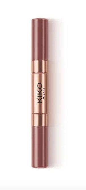Kiko Milano skysti lūpų dažai su dviguba matine ir blizgia spalva, atspalvis 03