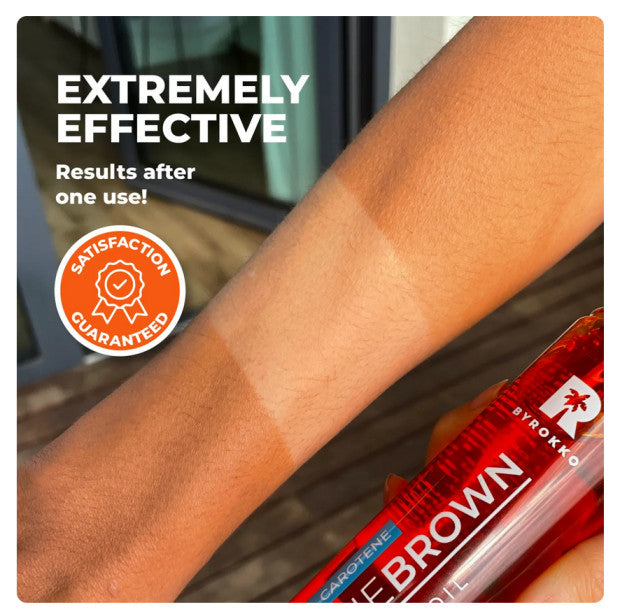 Byrokko Shine Brown Betta Carotene Tanning Oil intensyviam ir giliam įdegiui skirtas aliejus, 150 ml