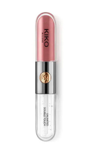 Kiko Milano dvipusis lūpų blizgis spalva 120 Rosy Mauve