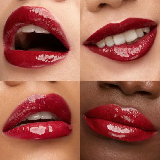 Kiko Milano dvipusis lūpų blizgis spalva 106 Satin Ruby Red