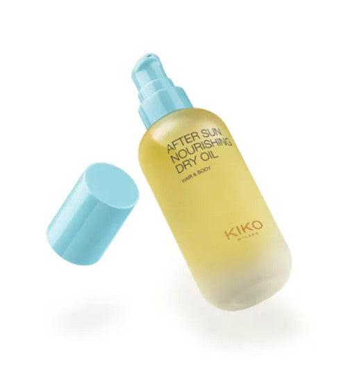 Kiko Milano drėkinantis ir maitinantis sausas aliejus plaukams ir kūnui po saulės, 100 ml