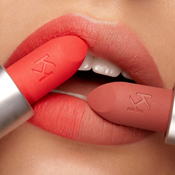 Kiko Milano matiniai lūpų dažai Powder Power, 02 Indian Red