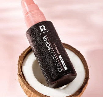 Maitinantis ir drėkinantis Byrokko Coconut Bomb plaukų aliejus
