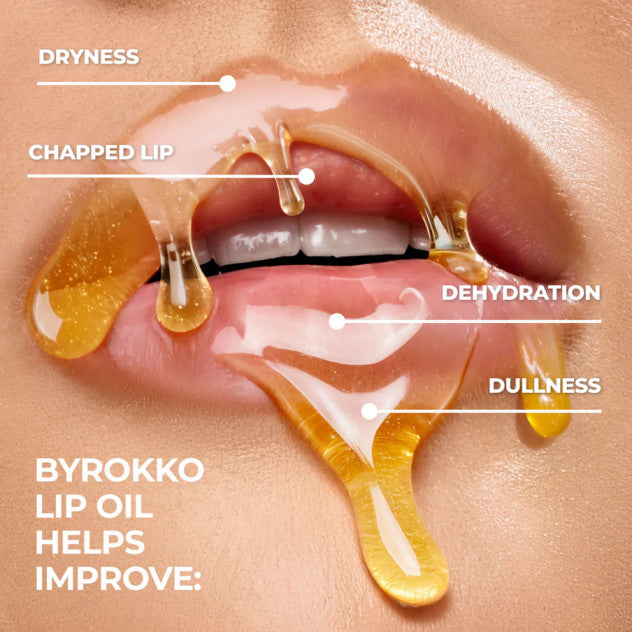 Byrokko Shine Brown prabangus drėkinantis lūpų aliejus su SPF30