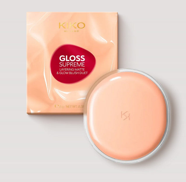 Kiko Milano Gloss Supreme skaistalų ir švytinčio bronzanto duetas, 8 gr