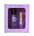 Victoria's Secret rinkinys: Love Spell mini kūno dulksna ir maitinantis lūpų aliejus