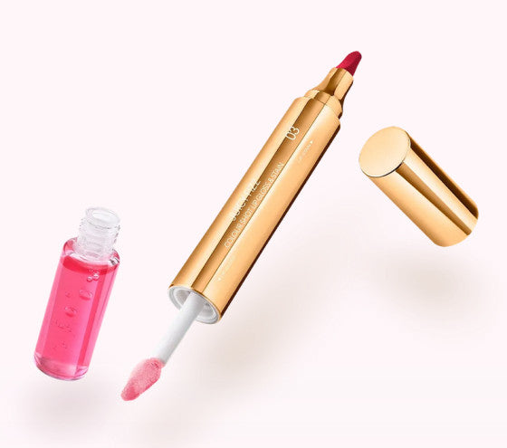 Kiko Milano lūpų duetas su lūpų blizgiu ir lūpdažiu, atspalvis 03 Cheers for Pink