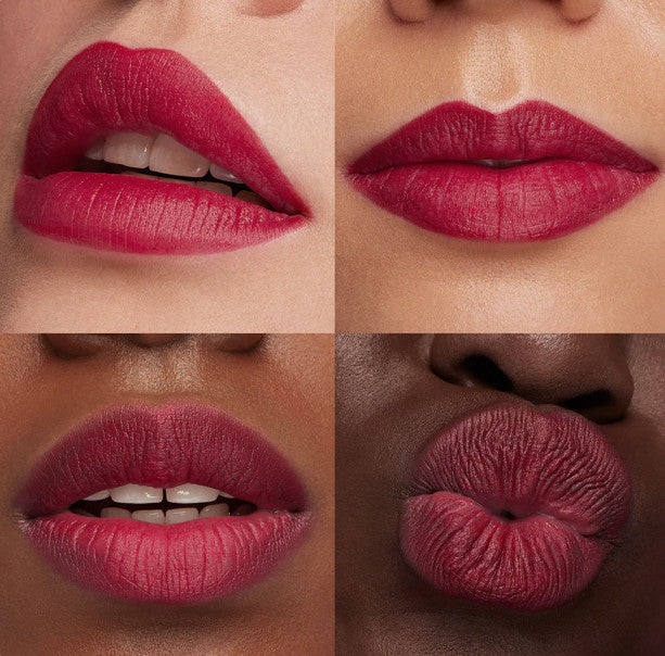 Kiko Milano matiniai lūpų dažai Powder Power, 25 Cherry Dark