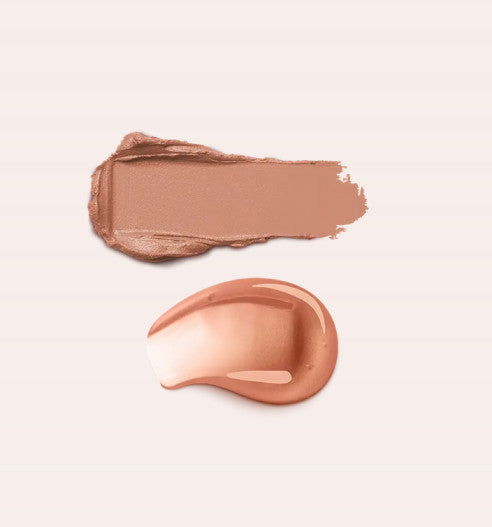 Kiko Milano matinės spalvos lūpų dažai ir spindintis lūpų blizgesys spalva 01 Enchanting Nude
