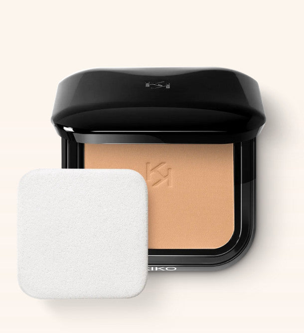 Kiko Milano pilnai padengiantis matinis pudros pagrindas, spalva 25 Soft Sand, 10 gr