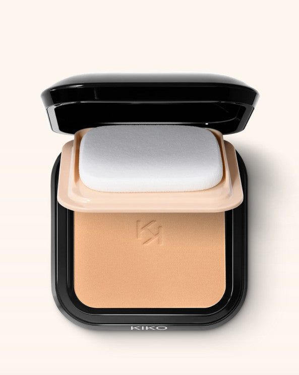Kiko Milano pilnai padengiantis matinis pudros pagrindas, spalva 35 Light Vanilla, 10 gr