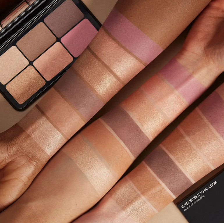 Kiko Milano Irresistible total look veido paletė su 2 bronzantais, 2 skaistalais ir 2 highlighteriais, atspalvis 02