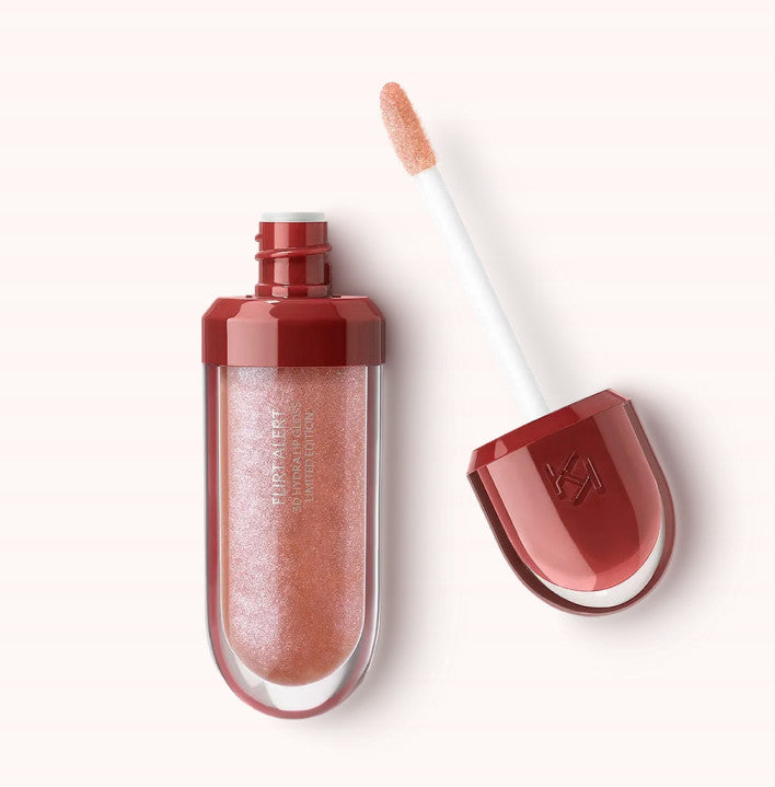 Kiko Milano 3D Hydra Flirt Alert riboto leidimo drėkinantis lūpų blizgis, spalva 01 Pink Vibes Only