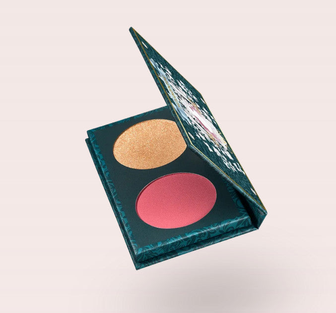 Kiko Milano Bridgerton Bouquet skaistalų ir highliterio paletė, atspalvis 02