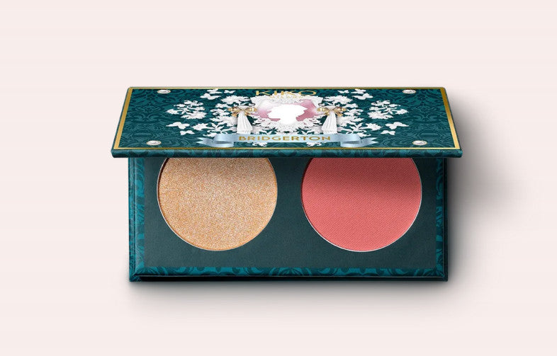 Kiko Milano Bridgerton Bouquet skaistalų ir highliterio paletė, atspalvis 01