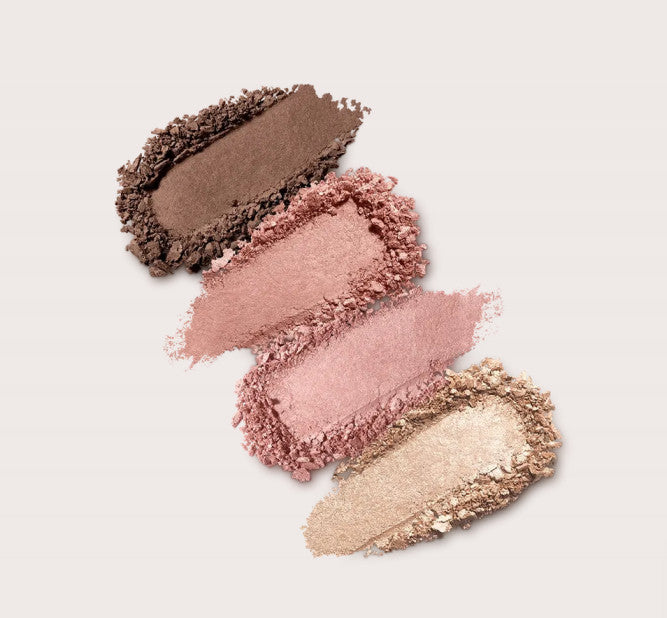Kiko Milano „Hug Couture Bouncy Mates“ 4 spalvų akių šešėlių paletė, atspalvis 02