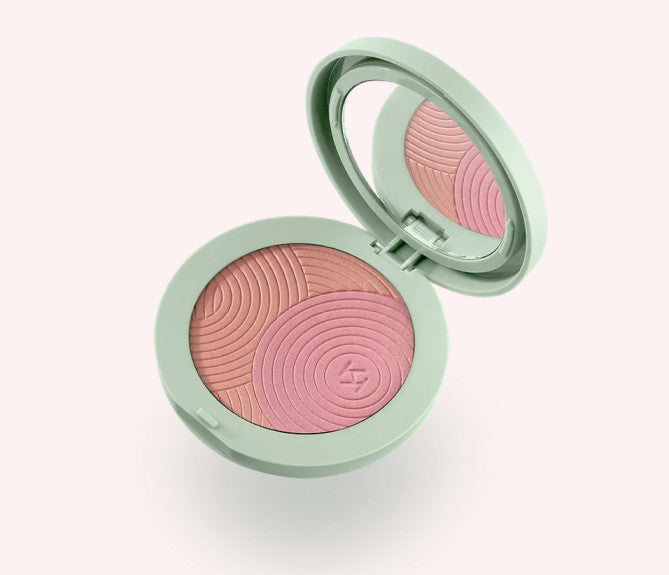 Kiko Milano „Kind by Kiko“ šilkinio švelnumo kompaktinių skaistalų duetas, 6 gr
