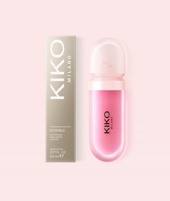 Kiko Milano „Kissable Lip Paradise“ drėkinamoji ir putlinamoji lūpų kaukė